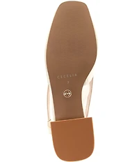 Cecelia New York Monty Patent Leather Slingback Peep Toe Loafers