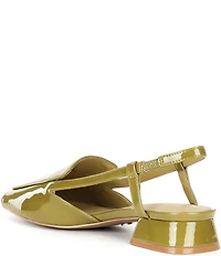 Cecelia New York Monty Patent Leather Slingback Peep Toe Loafers