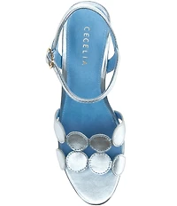 Cecelia New York Peter Mirror Metallic Dress Sandals