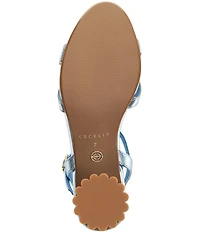 Cecelia New York Peter Mirror Metallic Dress Sandals