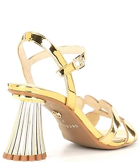 Cecelia New York Peter Mirror Metallic Dress Sandals