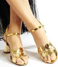 Cecelia New York Peter Mirror Metallic Dress Sandals