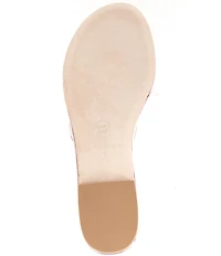 Cecelia New York Phillis Metallic Vinyl Slide Sandals