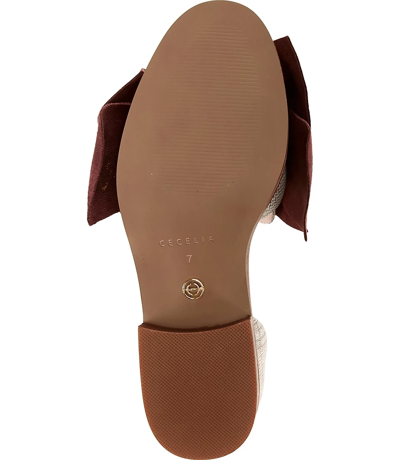 Cecelia New York Plaid Bow Loafers
