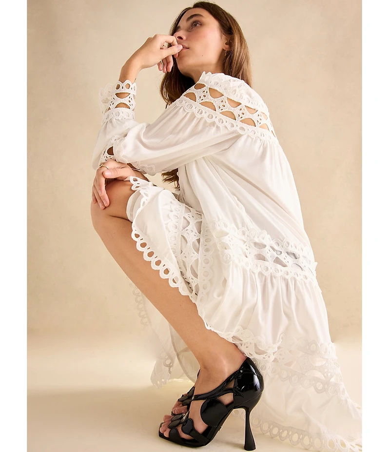 Cecelia New York Robert Patent Leather Circle Stiletto Dress Sandals