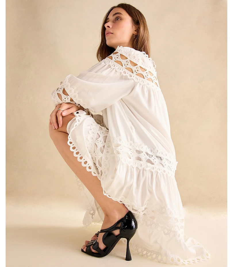 Cecelia New York Robert Patent Leather Circle Stiletto Dress Sandals