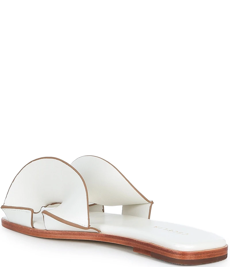 Cecelia New York Wendy Bow Flat Slip On Sandals