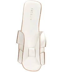 Cecelia New York Wendy Bow Flat Slip On Sandals