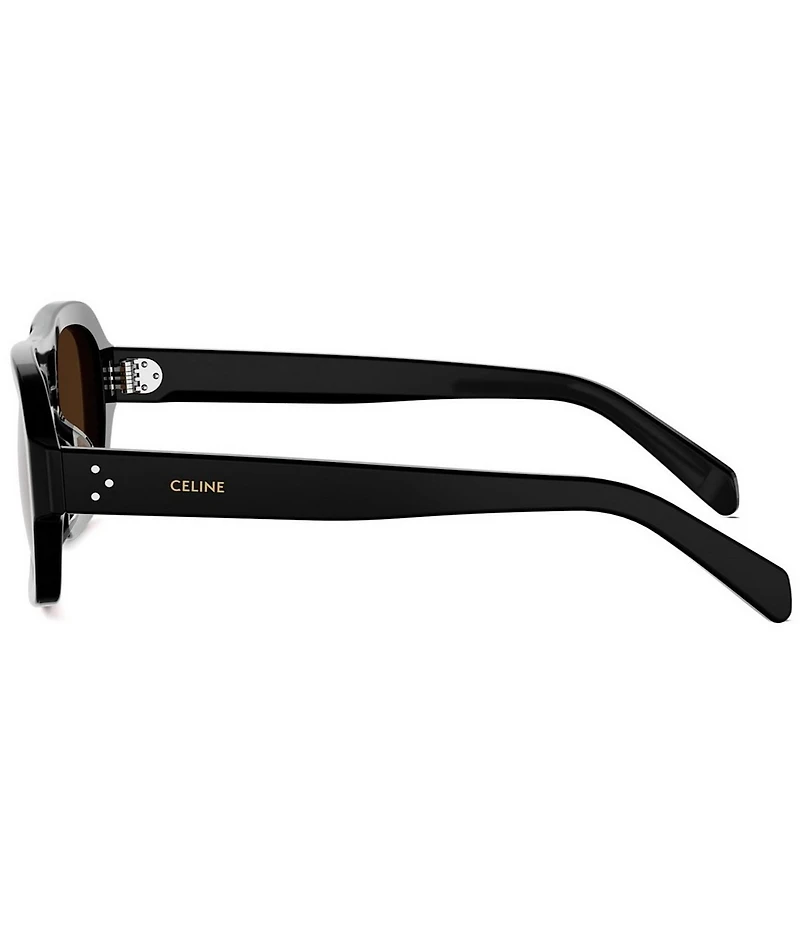CELINE Unisex CELINE 3 Dots 53mm Navigator Sunglasses