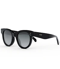 CELINE Women's CELINE 3 Dots 48mm Round Sunglasses