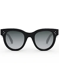 CELINE Women's CELINE 3 Dots 48mm Round Sunglasses