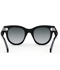 CELINE Women's CELINE 3 Dots 48mm Round Sunglasses
