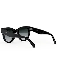 CELINE Women's CELINE 3 Dots 48mm Round Sunglasses
