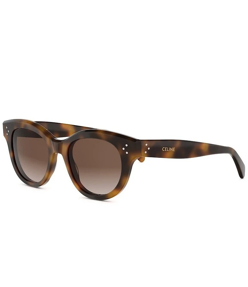 CELINE Women's CELINE 3 Dots 51mm Round Sunglasses