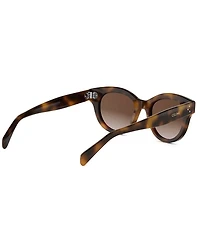 CELINE Women's CELINE 3 Dots 51mm Round Sunglasses