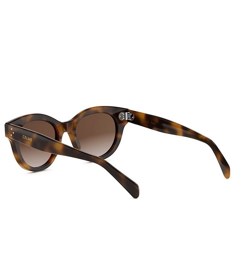 CELINE Women's CELINE 3 Dots 51mm Round Sunglasses