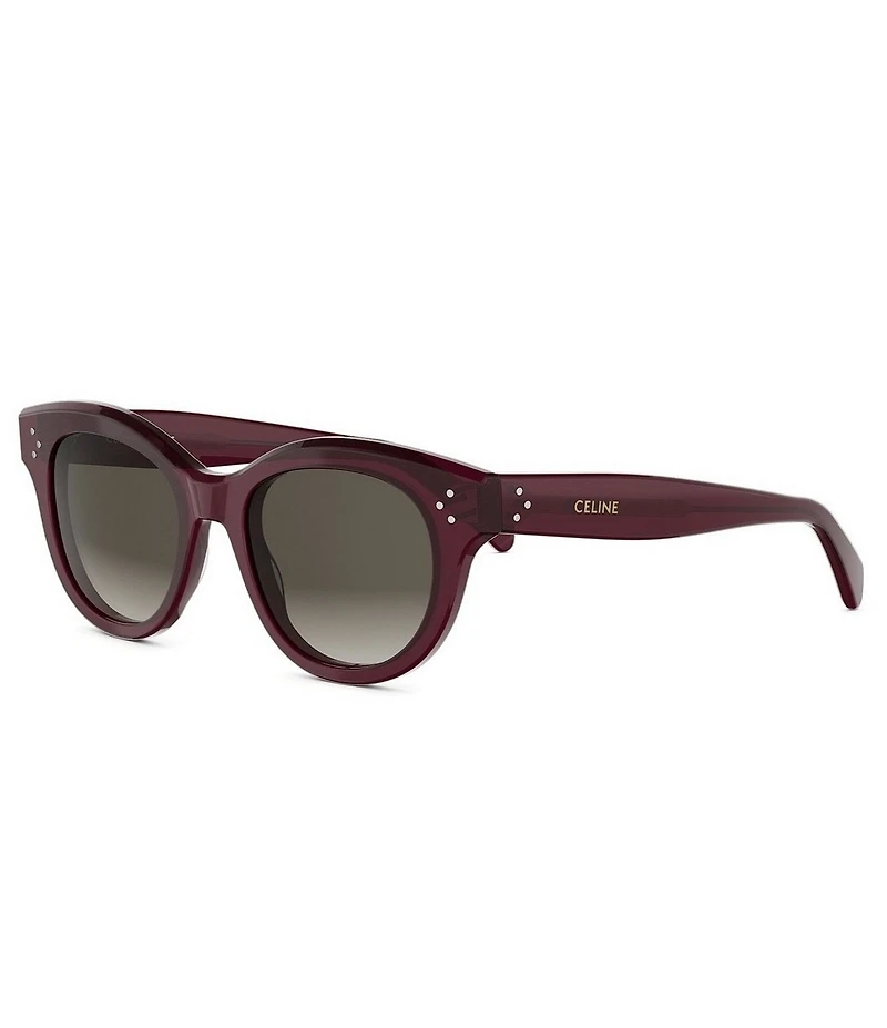 CELINE Women's CELINE 3 Dots 51mm Round Sunglasses