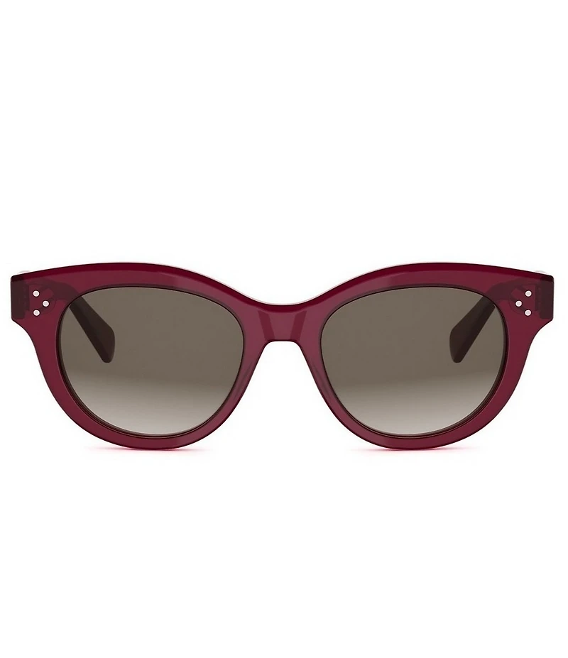 CELINE Women's CELINE 3 Dots 51mm Round Sunglasses