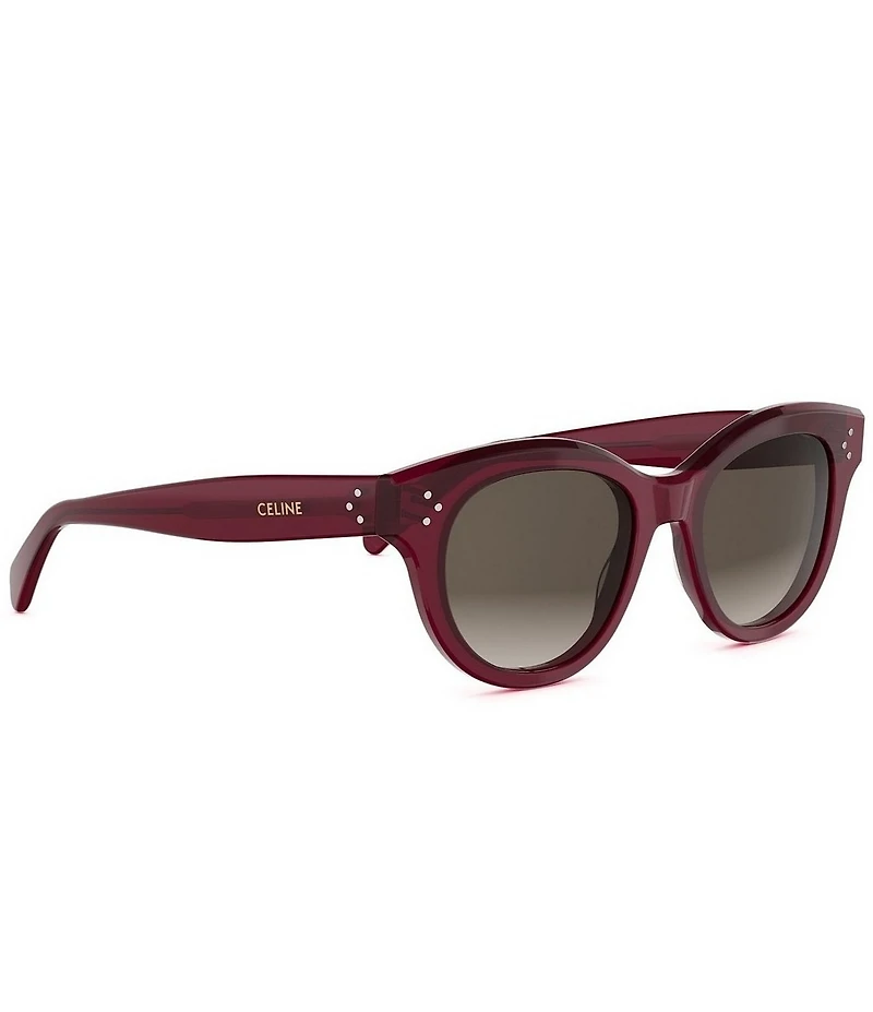 CELINE Women's CELINE 3 Dots 51mm Round Sunglasses