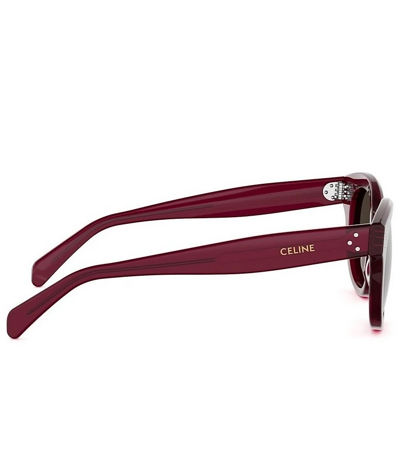 CELINE Women's CELINE 3 Dots 51mm Round Sunglasses