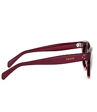 CELINE Women's CELINE 3 Dots 51mm Round Sunglasses