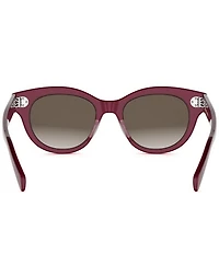 CELINE Women's CELINE 3 Dots 51mm Round Sunglasses