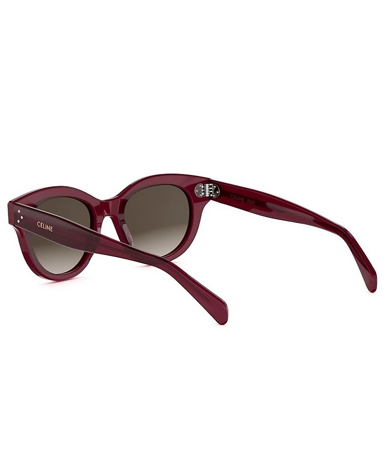 CELINE Women's CELINE 3 Dots 51mm Round Sunglasses