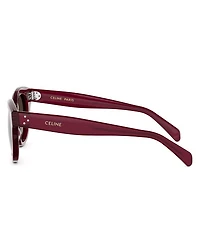 CELINE Women's CELINE 3 Dots 51mm Round Sunglasses