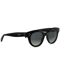 CELINE Women's CELINE 3 Dots 51mm Round Sunglasses