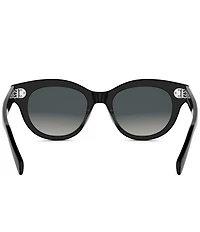 CELINE Women's CELINE 3 Dots 51mm Round Sunglasses