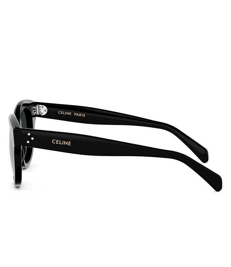 CELINE Women's CELINE 3 Dots 51mm Round Sunglasses