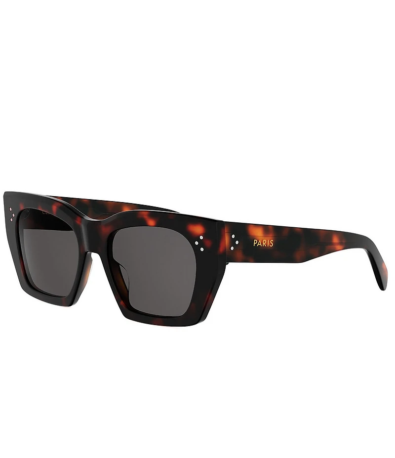 CELINE Women's CELINE 3 Dots 53mm Square Sunglasses