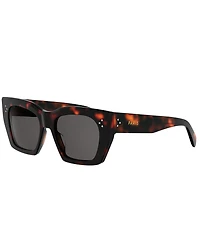 CELINE Women's CELINE 3 Dots 53mm Square Sunglasses