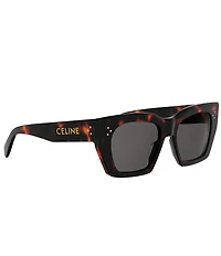 CELINE Women's CELINE 3 Dots 53mm Square Sunglasses
