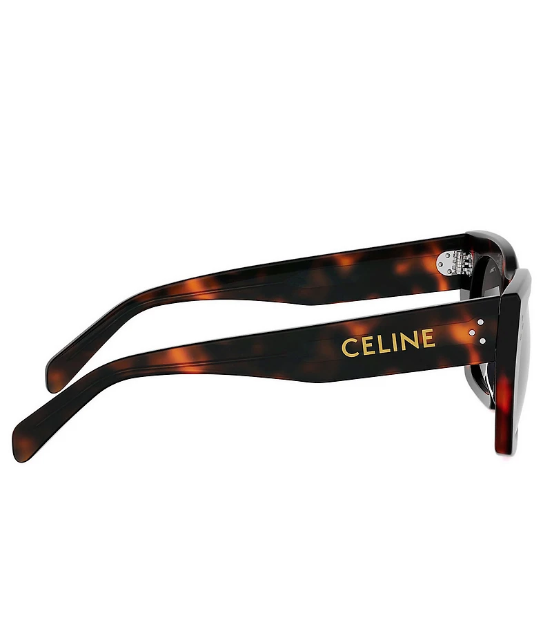 CELINE Women's CELINE 3 Dots 53mm Square Sunglasses