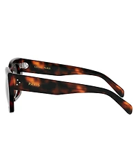 CELINE Women's CELINE 3 Dots 53mm Square Sunglasses