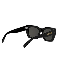 CELINE Women's CELINE 3 Dots 53mm Square Sunglasses