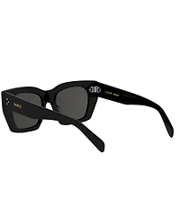 CELINE Women's CELINE 3 Dots 53mm Square Sunglasses