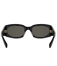 CELINE Women's Journey 57mm Rectangle Sunglasses