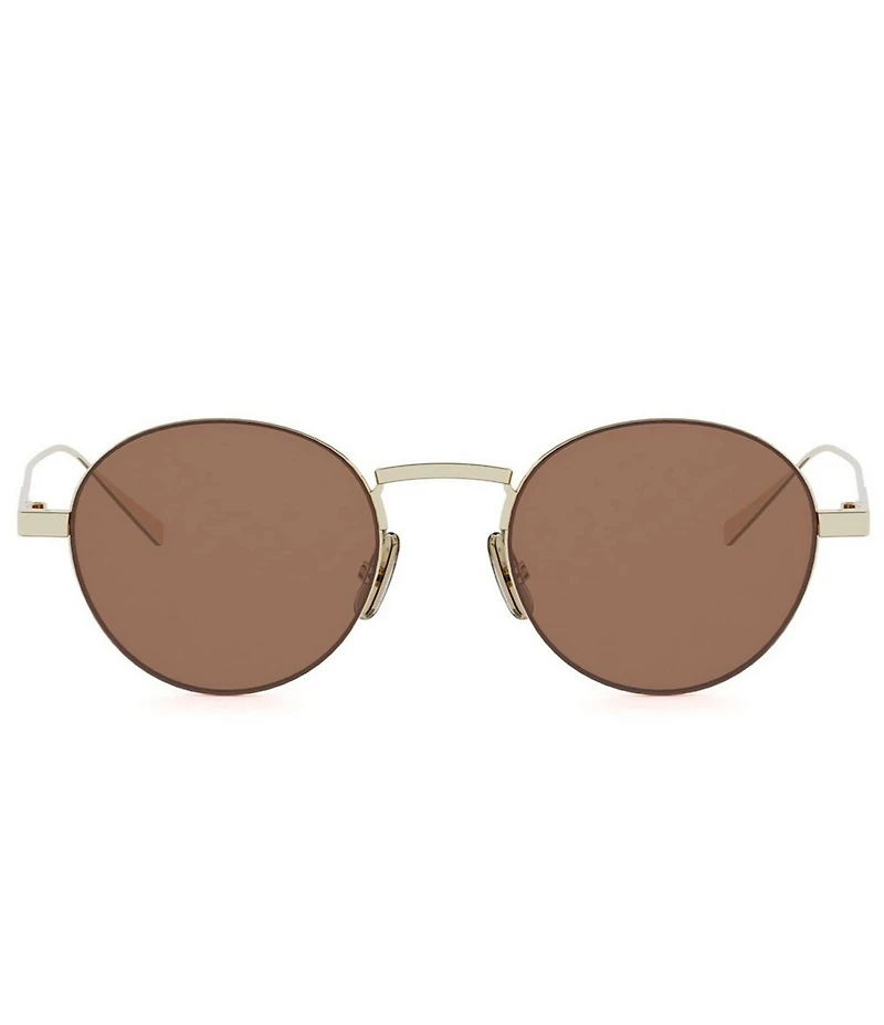 CELINE Women's Metal Frame 49mm Retro Round Sunglasses
