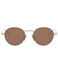 CELINE Women's Metal Frame 49mm Retro Round Sunglasses