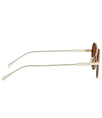 CELINE Women's Metal Frame 49mm Retro Round Sunglasses