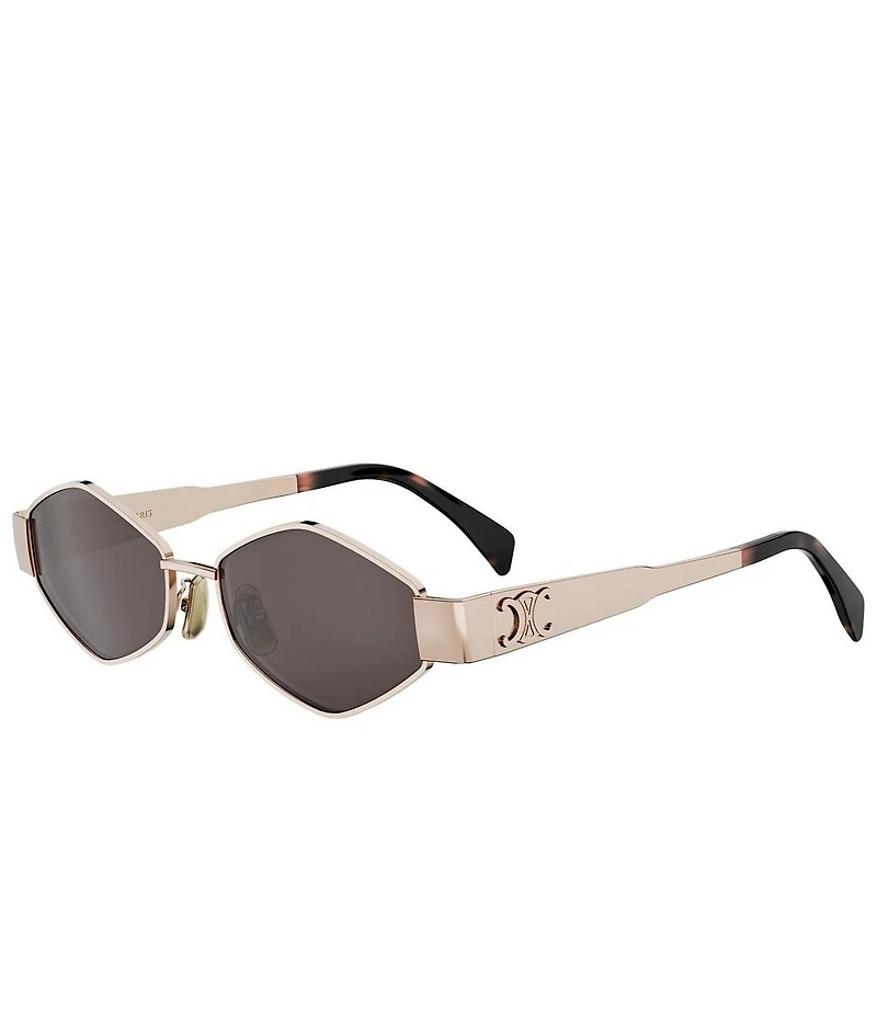 CELINE Women's Metal Triomphe 54mm Geometric Sunglasses