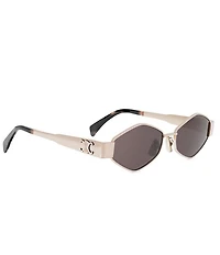 CELINE Women's Metal Triomphe 54mm Geometric Sunglasses