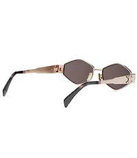 CELINE Women's Metal Triomphe 54mm Geometric Sunglasses