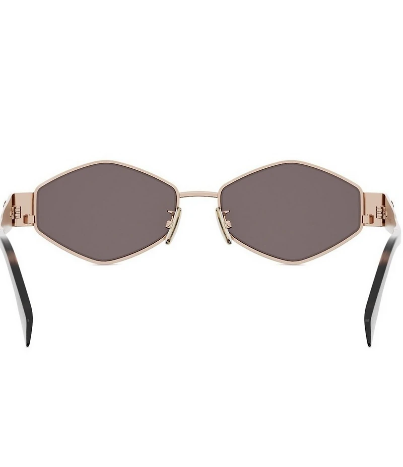 CELINE Women's Metal Triomphe 54mm Geometric Sunglasses
