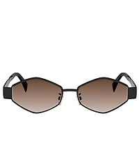 CELINE Women's Metal Triomphe 54mm Gradient Geometric Sunglasses