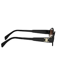 CELINE Women's Metal Triomphe 54mm Gradient Geometric Sunglasses