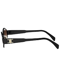 CELINE Women's Metal Triomphe 54mm Gradient Geometric Sunglasses