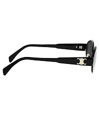 CELINE Women's Metal Triomphe 54mm Oval Sunglasses